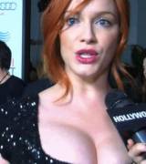 Christina Hendricks tits want to escape