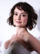 Milana Vayntrub in white