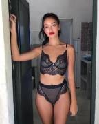 Cindy Kimberly (wolfiecindy) black see through underwear