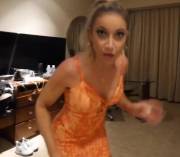 Jeana PVP Upskirt and Tight Dress