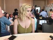 Olivia Taylor Dudley casual jiggle