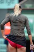 Maria Sharapova and her beautiful panties