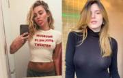 Miley Cyrus or Bella Thorne, who's the bigger slut?
