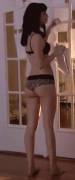 Let's fool around while Krysten Ritter teases us in her underwear