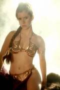 Carrie Fisher's subtle Slave Leia crease