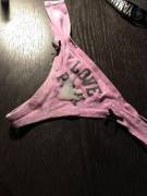 Series of loads on various pairs of my GF's panties