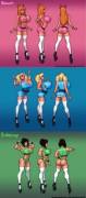 Bimbo Bomb Girls (re-designs)