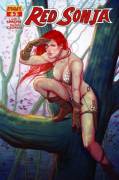 Red Sonja #1 Cover illustration [Jenny Frison]