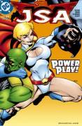 Some good old Power Girl boob window goodness [JSA #39]