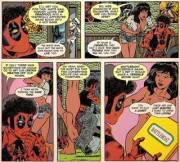 Even in the 70s, Deadpool had some luck with the ladies [True Believers - The Groovy Deadpool]