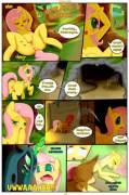 Siren's Song [Futa on Futa, Tentacles, Mind Control, Mind Break, Chrysalis x Fluttershy x Sonata, 8 Pages, Artist: Saurian]