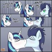 Shining armour x Soarin' comic by Notsafeforhooves