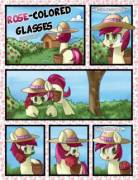 Rose-Colored Glasses [F/F, Rose x Bon Bon, 5 Pages, Artist: Derpah/Marble Soda]