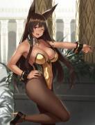 Amazing Egyptian goddess thighs