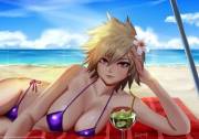 She's Still The Hottest Thing On The Beach. 