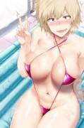 Mitsuki showing off her new swimsuit (Hews)