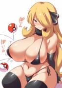 Trying to catch the most legendary pokemon of them all - Cynthia! (Konno Tohiro)