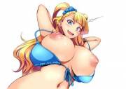 Galko Pops Her Top. 
