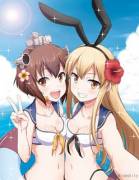 Shimakaze and Yukikaze