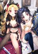 Ereshkigal and Ishtar