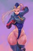 Cammy's super highleg leotard [Street Fighter]