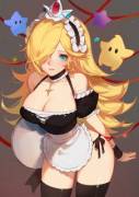 Maid Rosalina and her Lumas (Super Mario Galaxy)