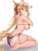 Fox in a bikini