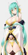 Half undressed Kiyohime [Fate/Grand Order] (x-post r/ryumimi)