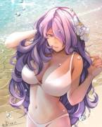 Camilla on the Beach