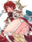 Kinshi Knight Hinoka creampied (Boris/Noborhys)