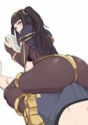 Literally Just Tharja Reading a Book [hakutou]