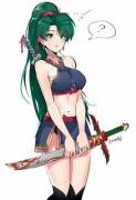 Warriors Lyn with her armor broken (Ormille)