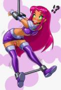 Starfire is restrained and gagged (Rosvo)