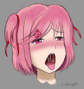 [OC] Did some Natsuki ahegao