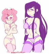 Natsuki &amp; Yuri in Lingerie [Sniggy]