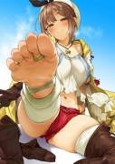 Reisalin + foot = destructive force [Atelier Ryza]