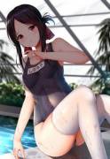 Improper swim attire [Kaguya-sama]