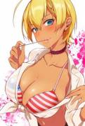 Ikumi Mito Celebrating the 4th [Food Wars]