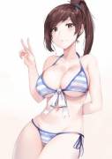 Stripes &amp; a ribbon [xpost /r/ecchi]