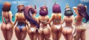 Egyptian big booties (LumiNyu)