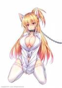 Big tiddy neko blonde