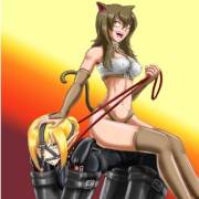 Catgirl's pet