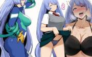 Hadou Nejire being lewd (Hews)