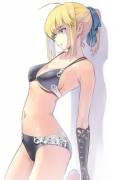 Saber dressed like Salter