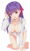 Sakura seducing senpai