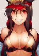 Nobu in her bra