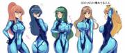 Zero-Suit Smash Girls