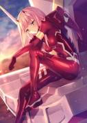 Zero Two Red Suit