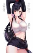 Sweaty Tifa Lockhart Pits [Final Fantasy VII]