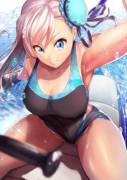 Musashi on a Jet Ski [Fate/GO]